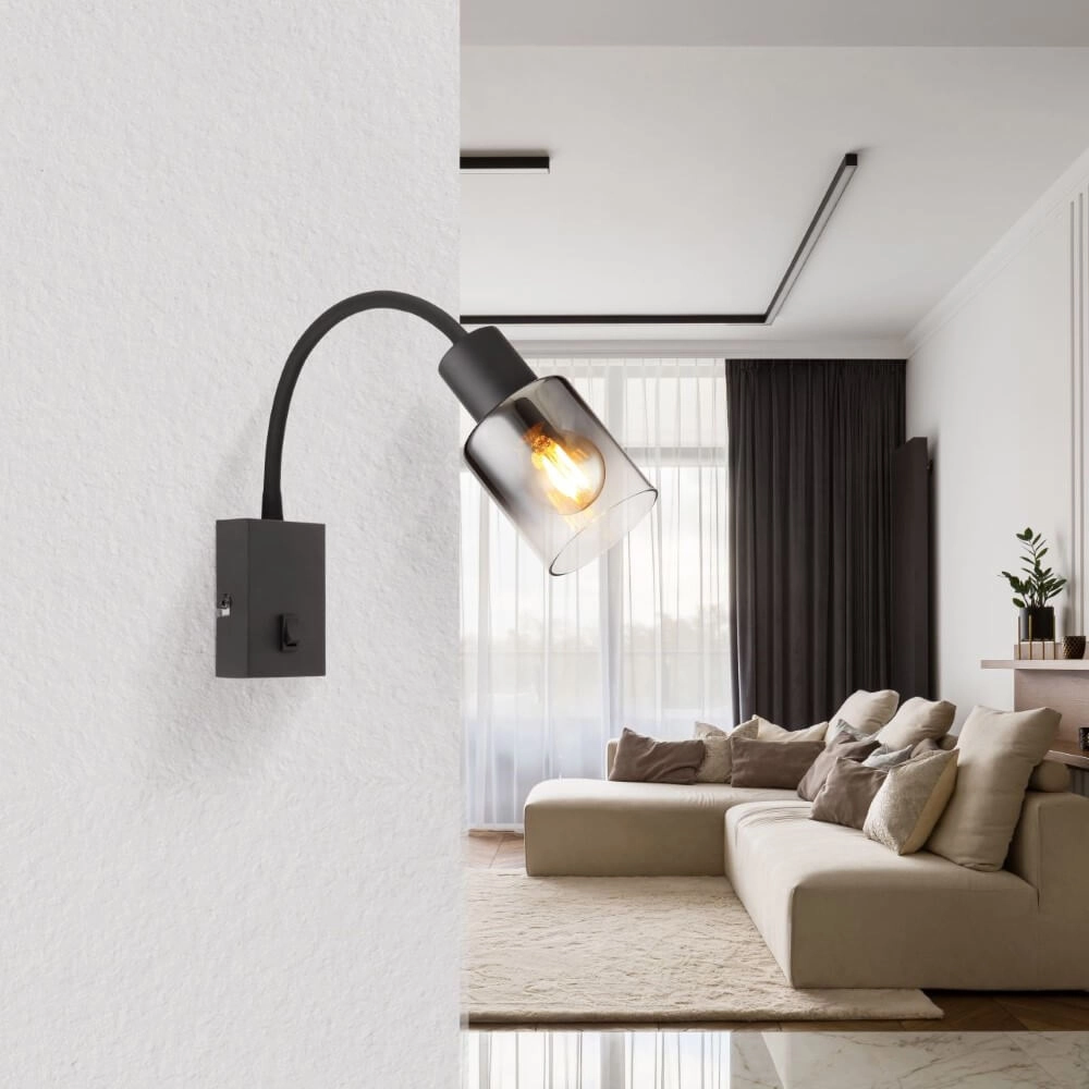 Applique flexible Hubertus avec interrupteur Globo 9007371449026