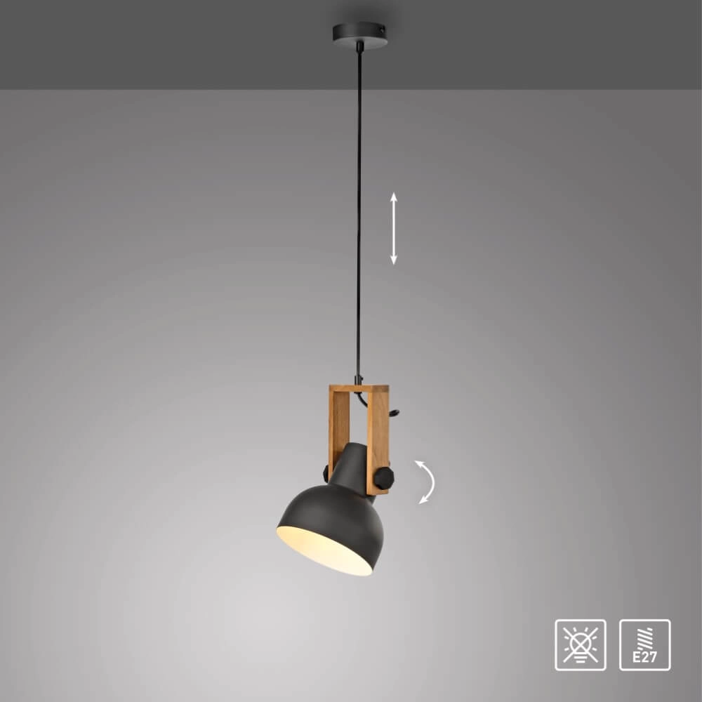 Lampe suspendue Cup 2.0 1 lumière Just Light 4043689000653
