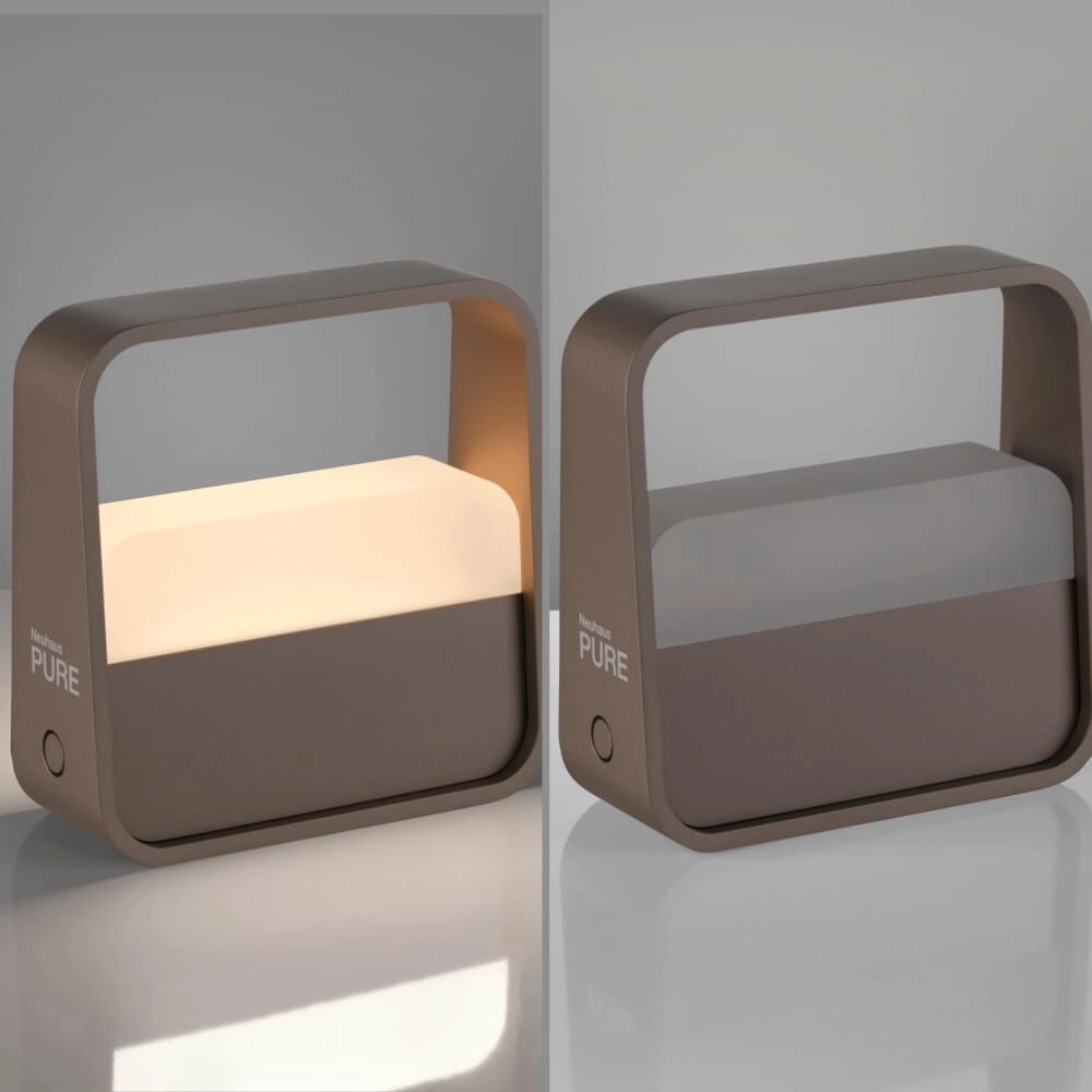 Lampe de table design Pure Go laiton Paul Neuhaus 4012248382776
