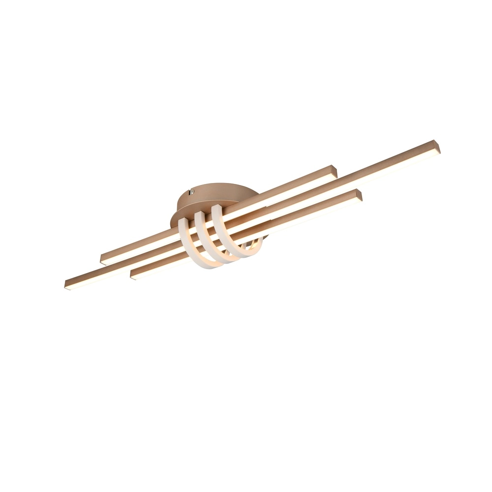 Plafonnier Cinto Design brun moka