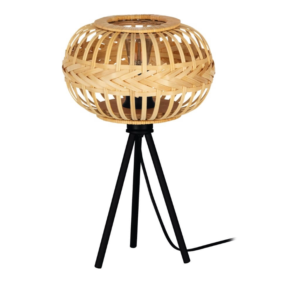Lampe de table en rotin Amsfield 1