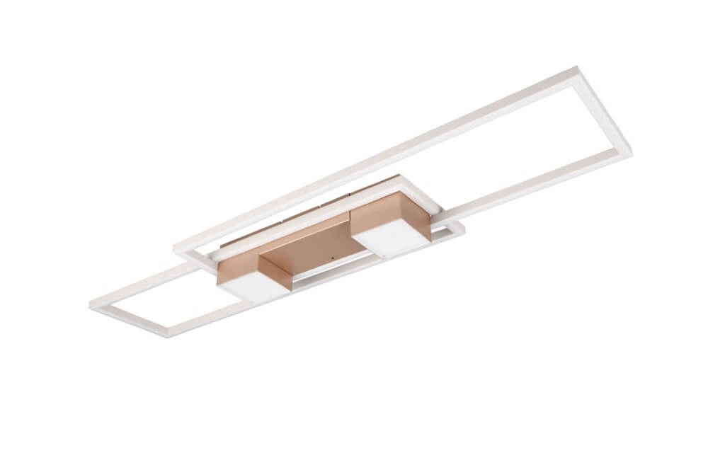 Plafonnier LED 100x28 Albany cuivre rouge Trio 4017807610307