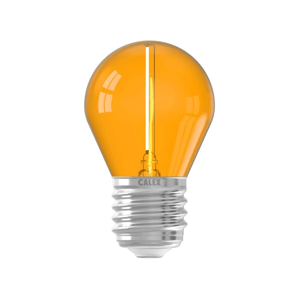 Source de lumière 1W - E27 - Led orange pour les lumières de fête