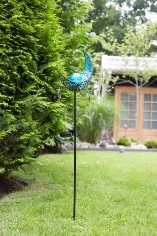 Joli lot de 2 Mandala Moon bleu Luxform 8719099252314