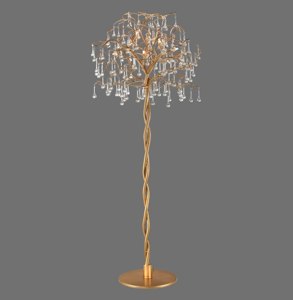 Lustre sur pied Icicle laiton antique Paul Neuhaus 4012248332931