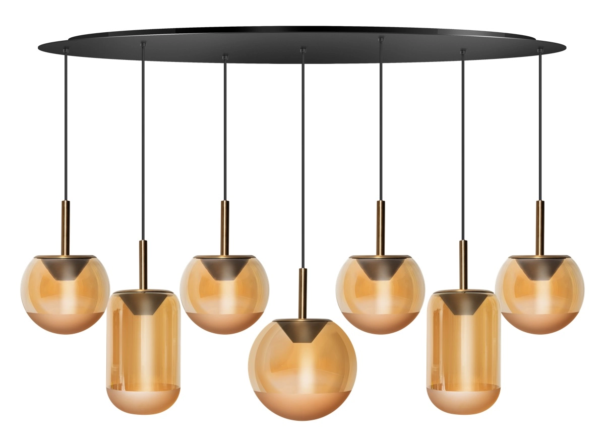 Lampe pendante de salle à manger Yvonne 7 lumières ETH 8720195311645