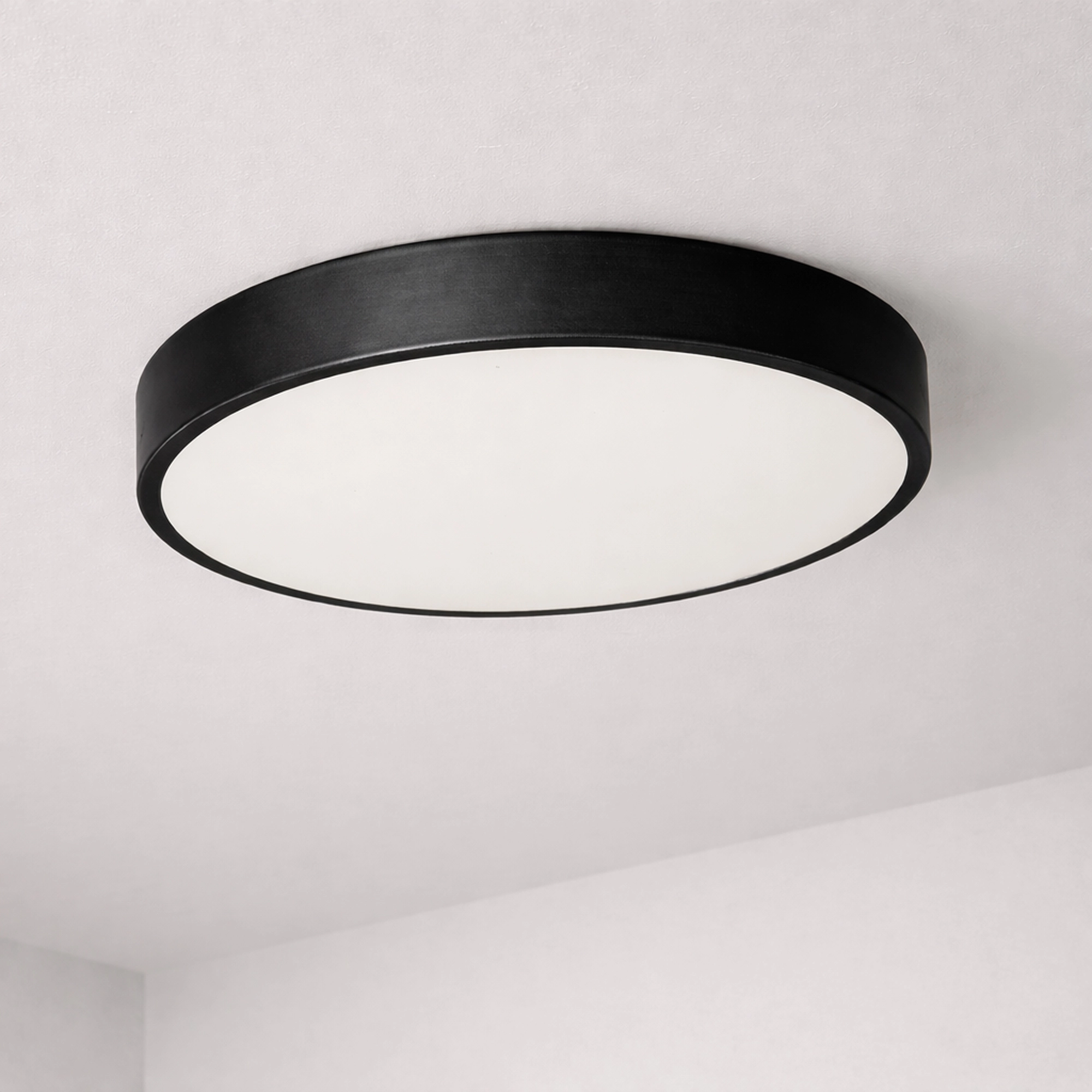 Éclairage de plafond Grace Ø 30cm noir Lyora 5053423315737