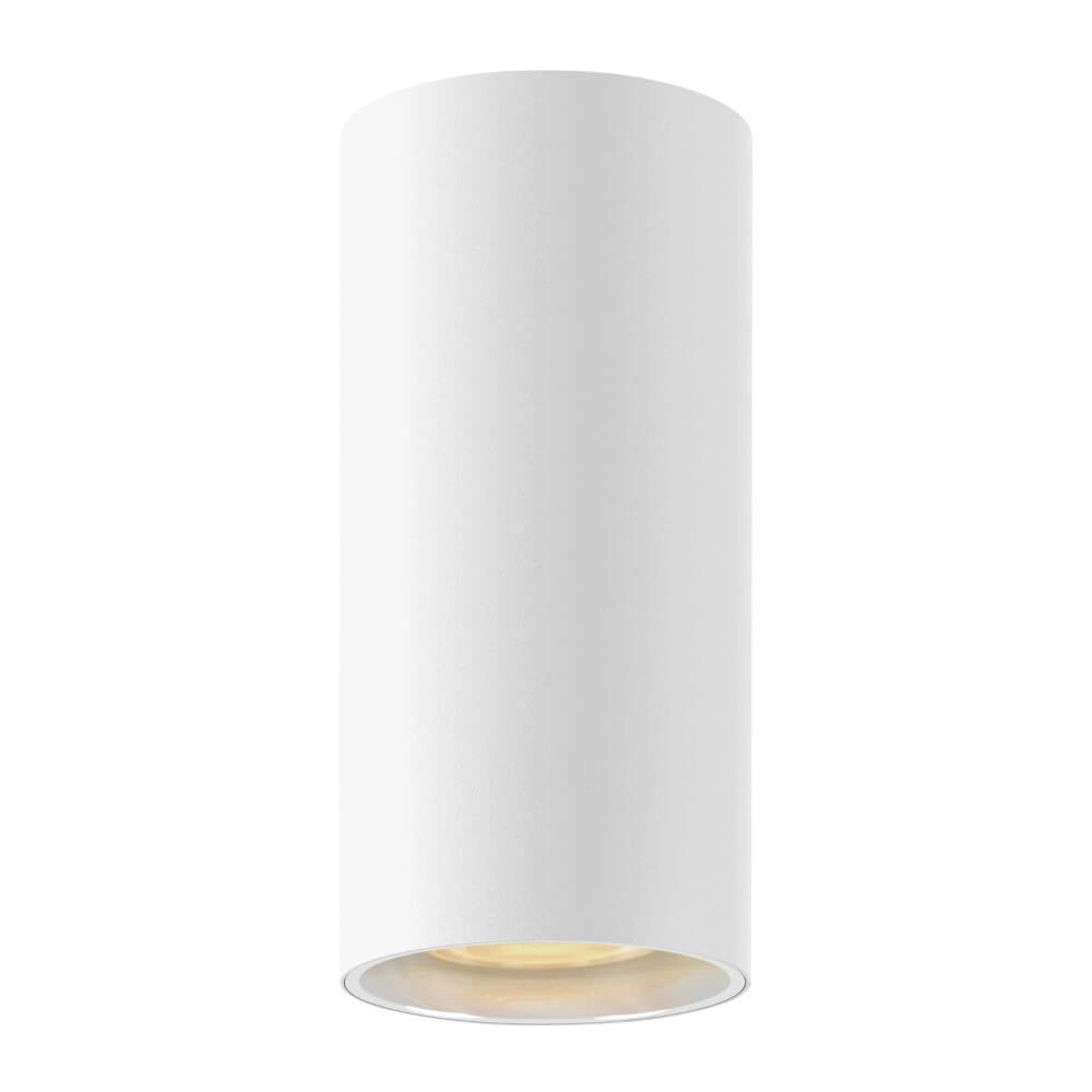 Spot de plafond blanc Asto Tube cylindre - 1x GU10