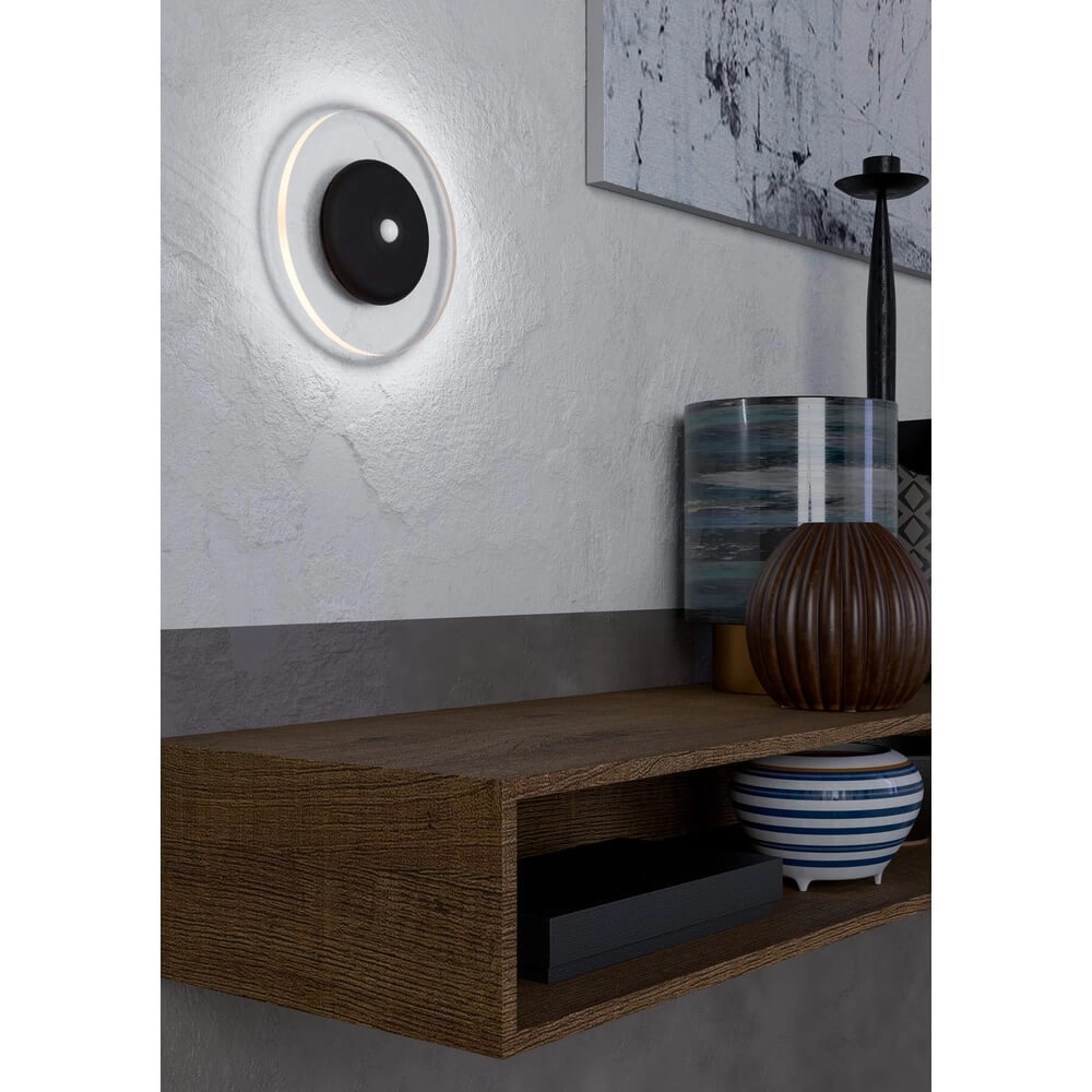 Applique murale Trepella Noir avec capteur Eglo 9002759758844