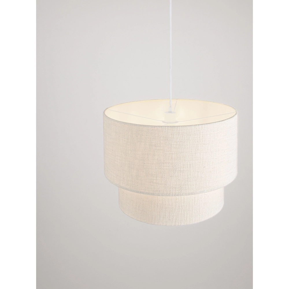 Lampe pendante en lin Karen Ø 50cm Lyora 5212017493965