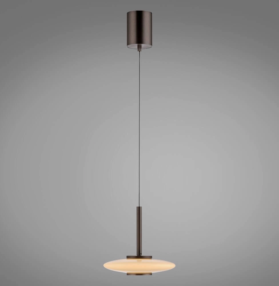 Lampe suspendue design Pure Vitrum marron foncé Paul Neuhaus 4012248383964