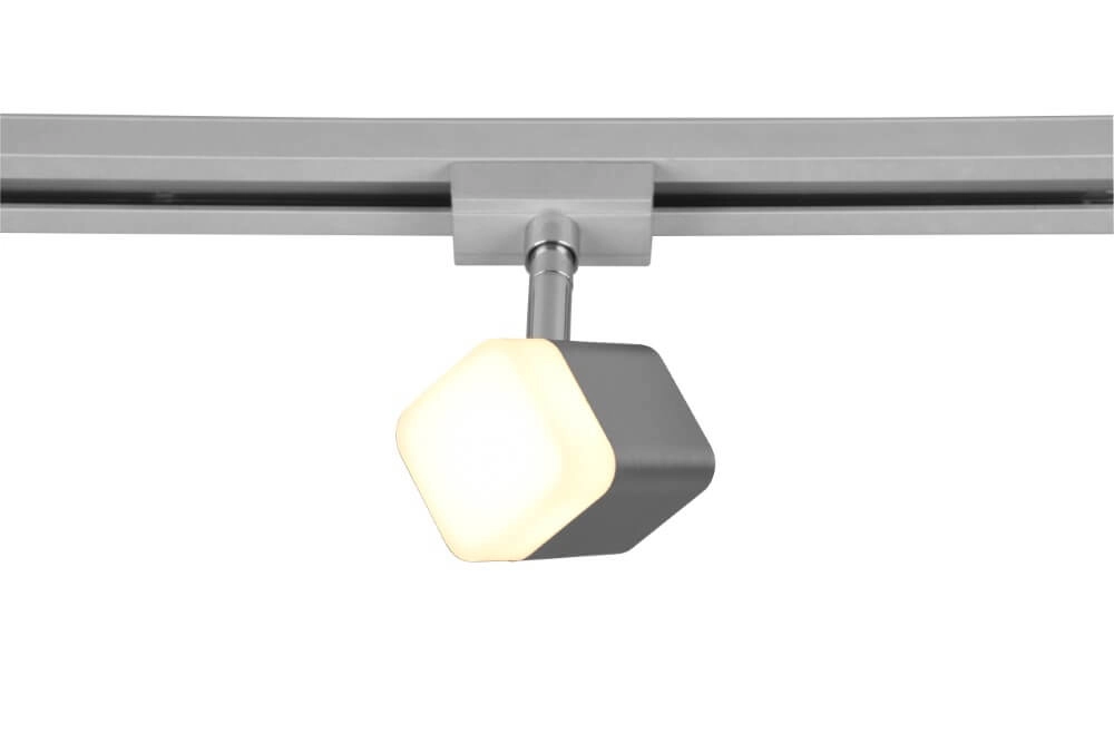 Lampe sur rail Roubaix gris Trio 4017807505894