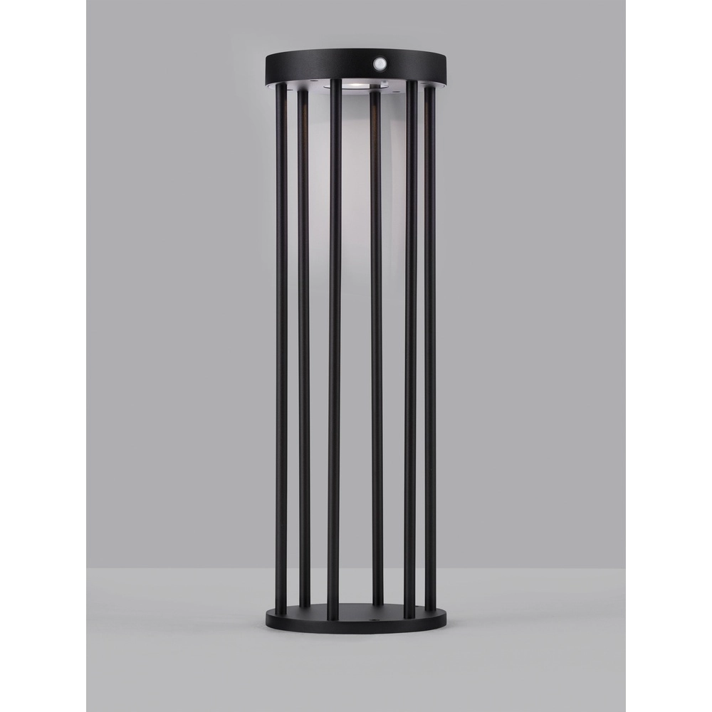 Lampe de jardin solaire Aigo anthracite 50cm Lyora 5212017449436