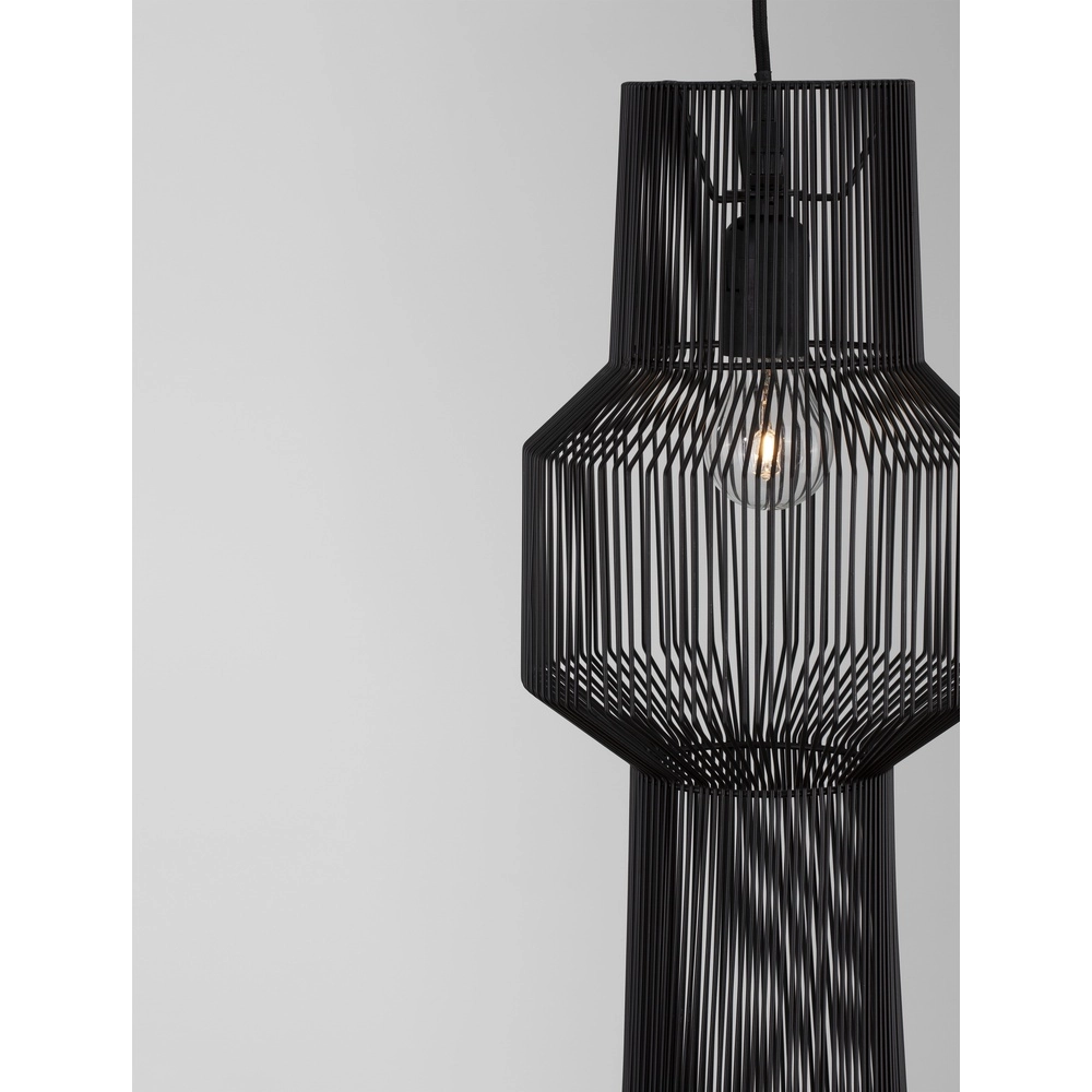 Suspension Bohème Bredo Ø 21cm noir Lyora 5212017438904