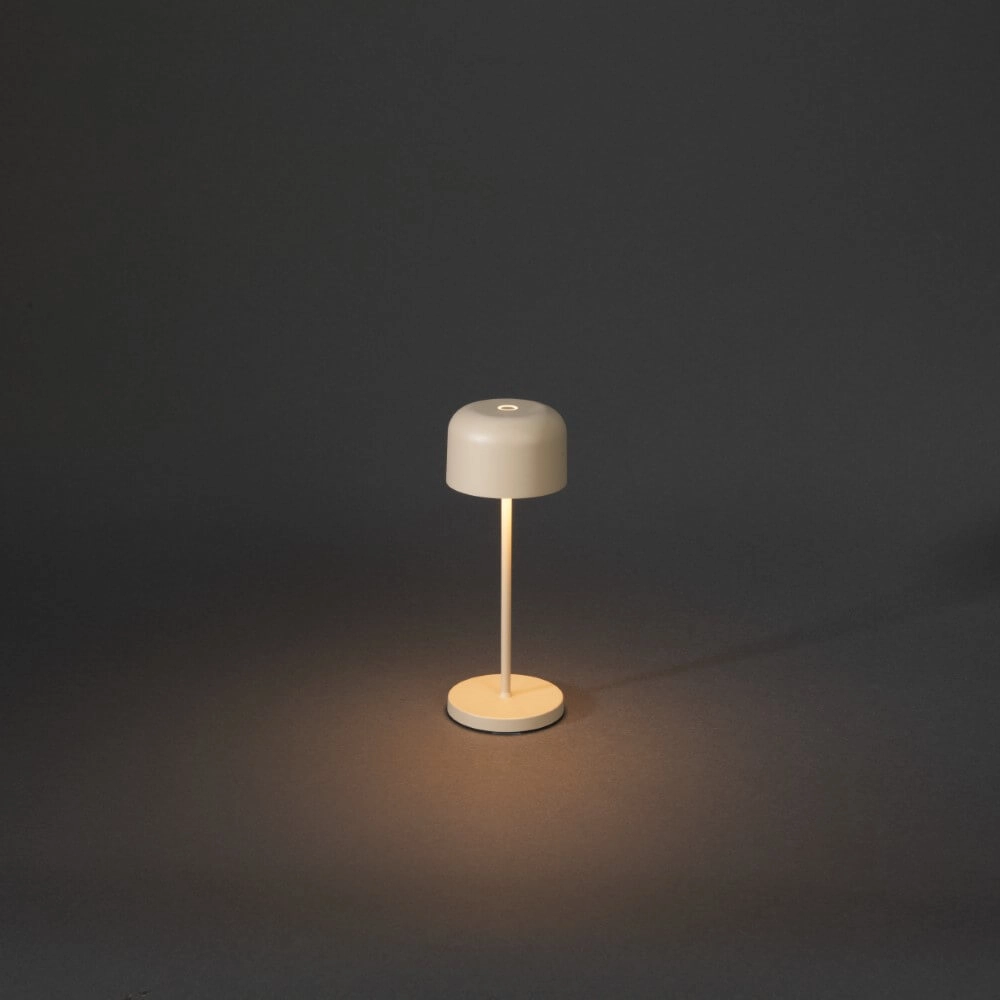 Lampe de table rechargeable Lille mini couleur sable KonstSmide 7318307835335