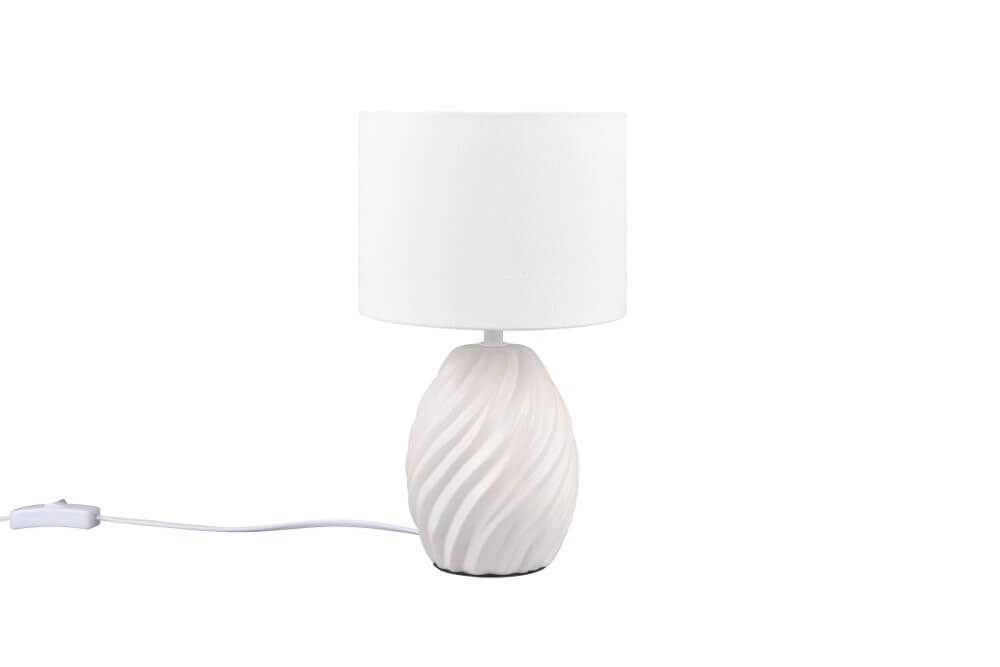 Lampe crépusculaire élégante Melva blanc Trio 4017807614886