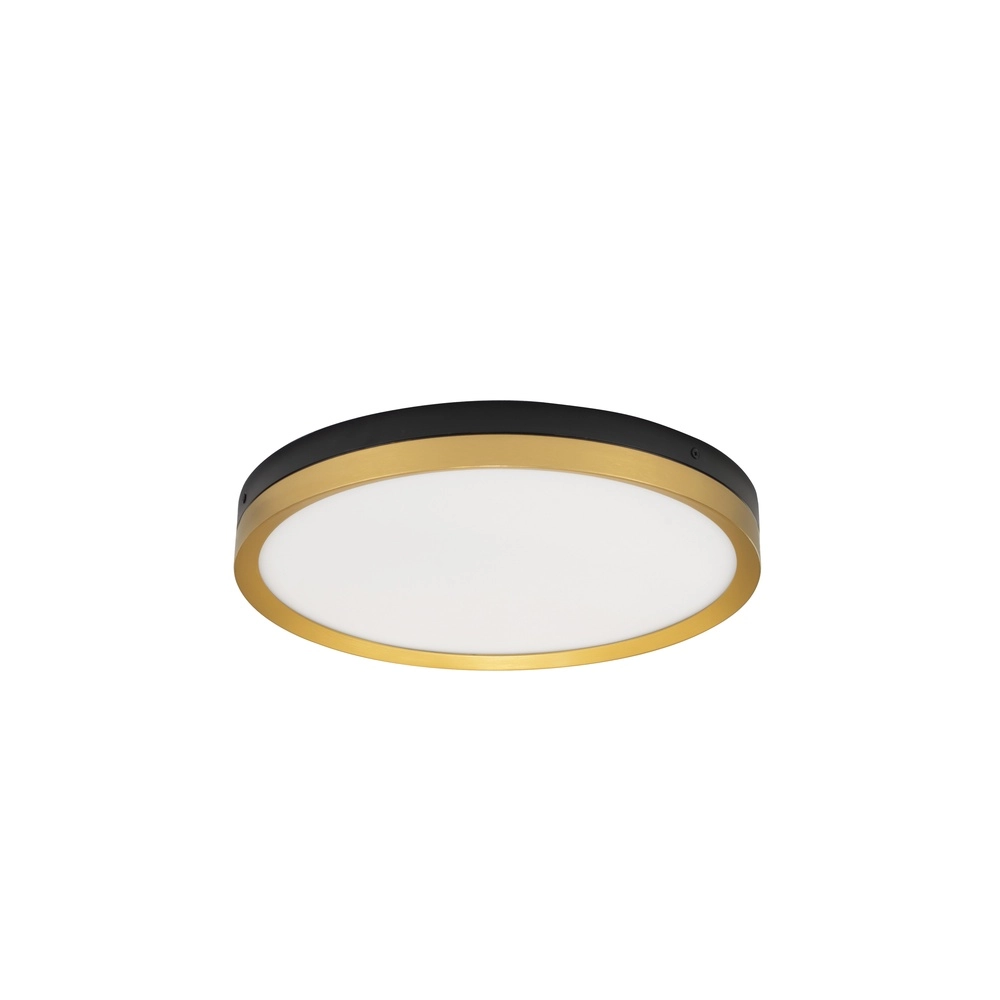 Plafonnier Cantria noir avec or Ø 40cm Lyora 5212017439833