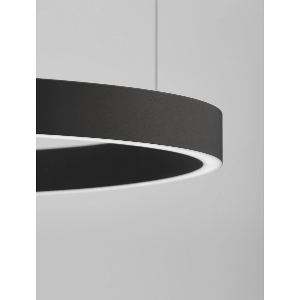 Suspension noire Elowen design Ø 80cm Lyora 5212017439093