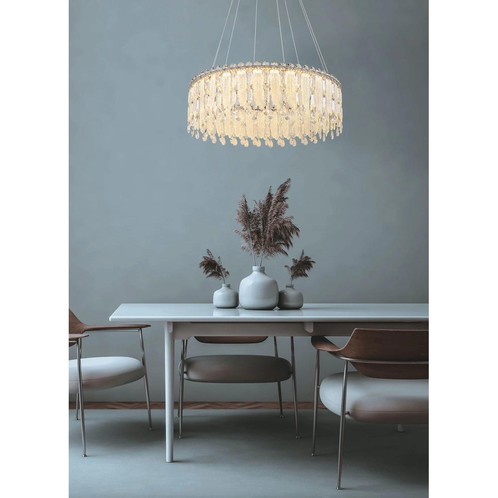 Lampe suspendue Klunka chrome Ø 79,5cm Globo 9007371450107