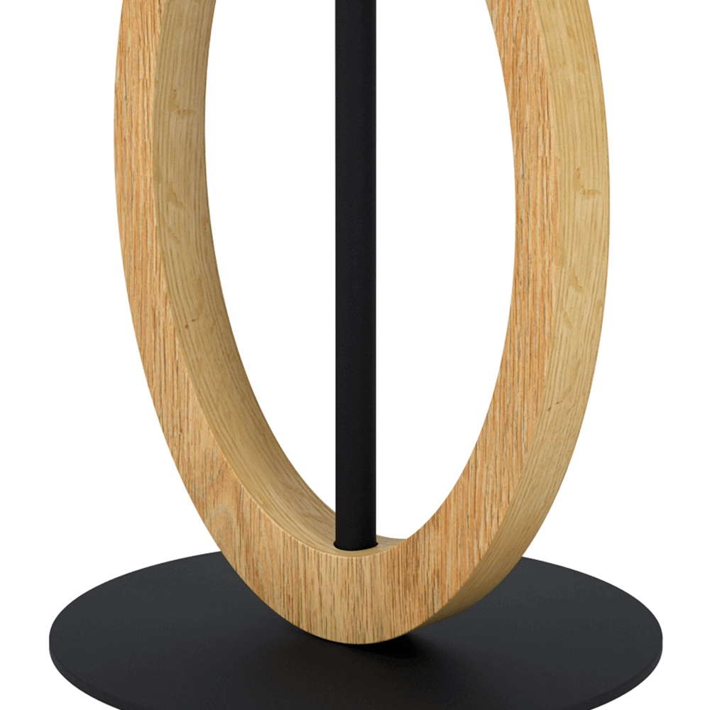Lampe de table noire Basildon 1 Eglo 9002759435691
