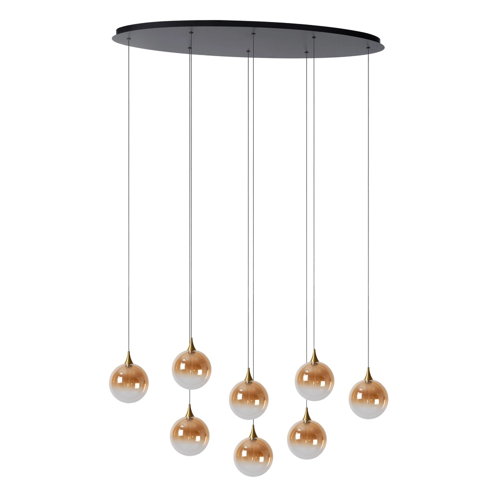 Suspension LED de conception Gisela Faning - 8x Ø 16cm Premium by Lucide 5411212134837