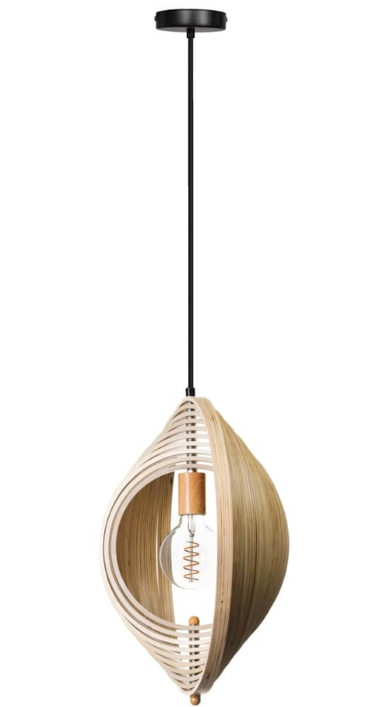 Lampe suspendue en bois Woody Ø 43,5 cm ETH 8720195305323