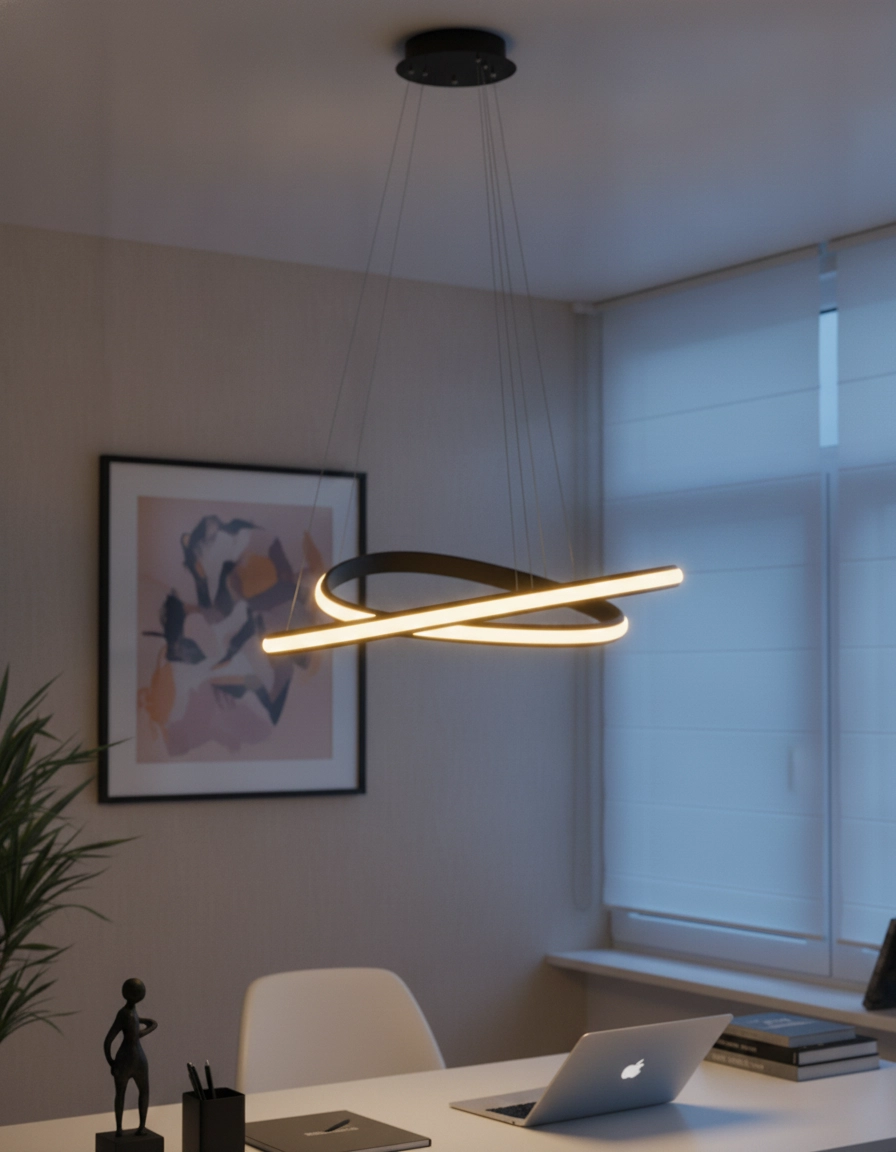 Suspension design Aries noir Ø 59cm