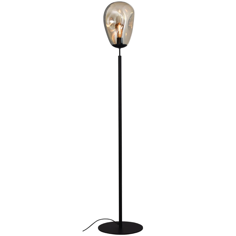 Lampadaire Lava Verre doré Ø 22,5cm Lampadaire Lava Verre doré Ø 22,5cm