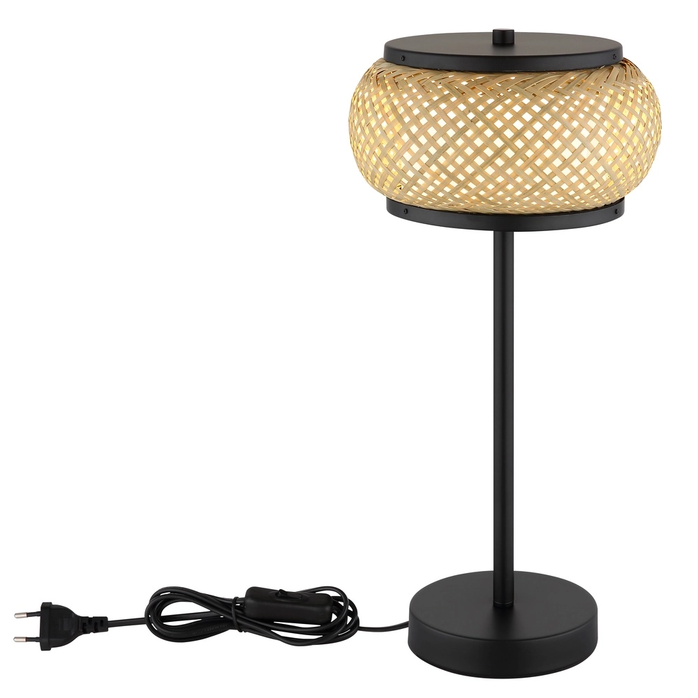 Lampe de table Bambora avec du bambou Globo 9007371572861
