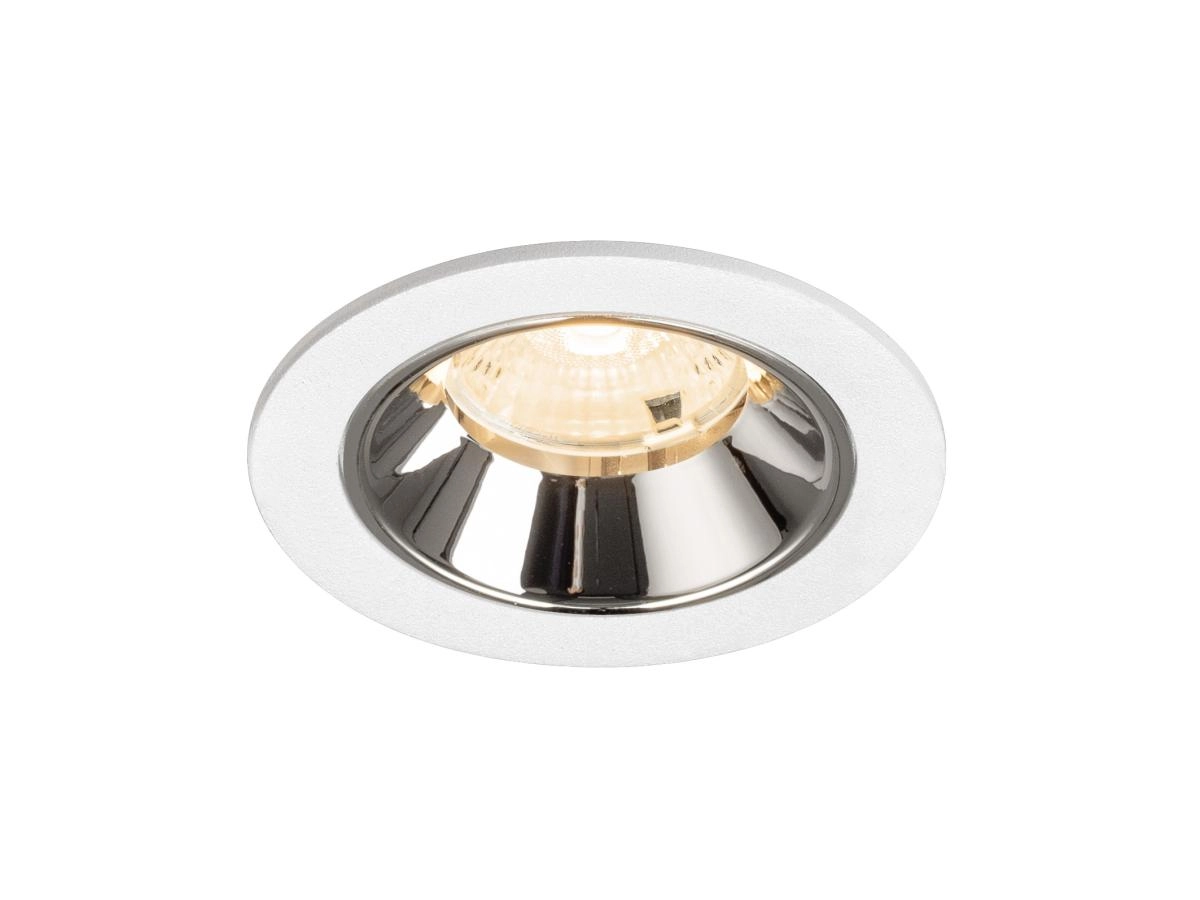 Spot encastré Numinos S Blanc/Chrome 2700K - 55 deg