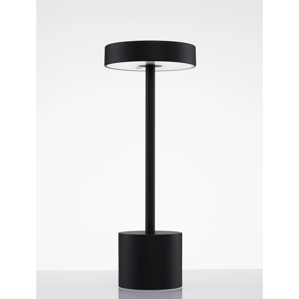 Lampe de table design Fumo Noir rechargeable Lyora 5212017434753