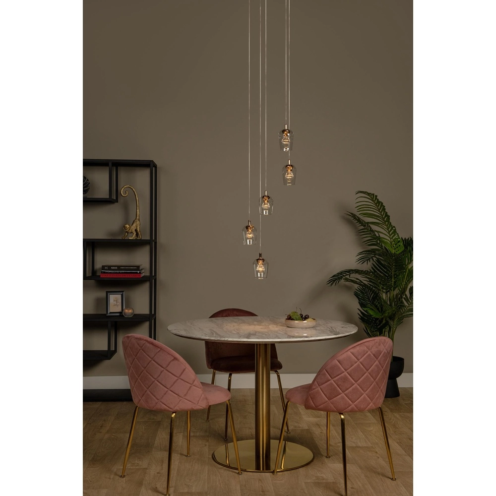 Lampe pendante unique Berliane Round 5 lumières Lucide 5411212011015