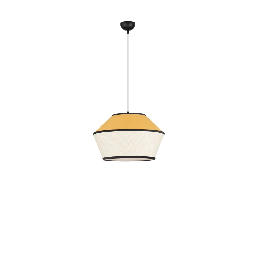 Lampe suspendue Veliss blanc avec jaune Lyora 5212017493859