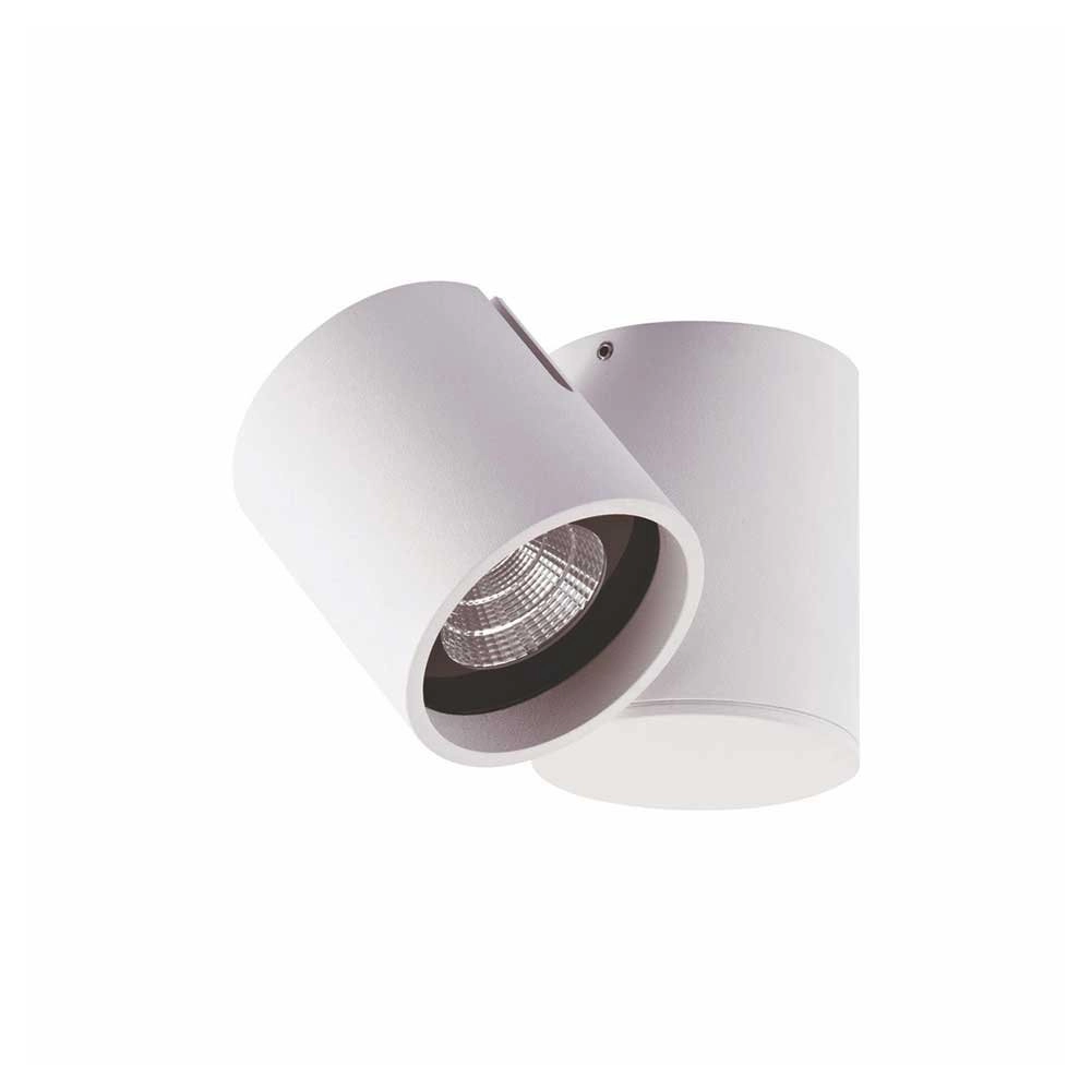 Spot mural à LED Mayen blanc