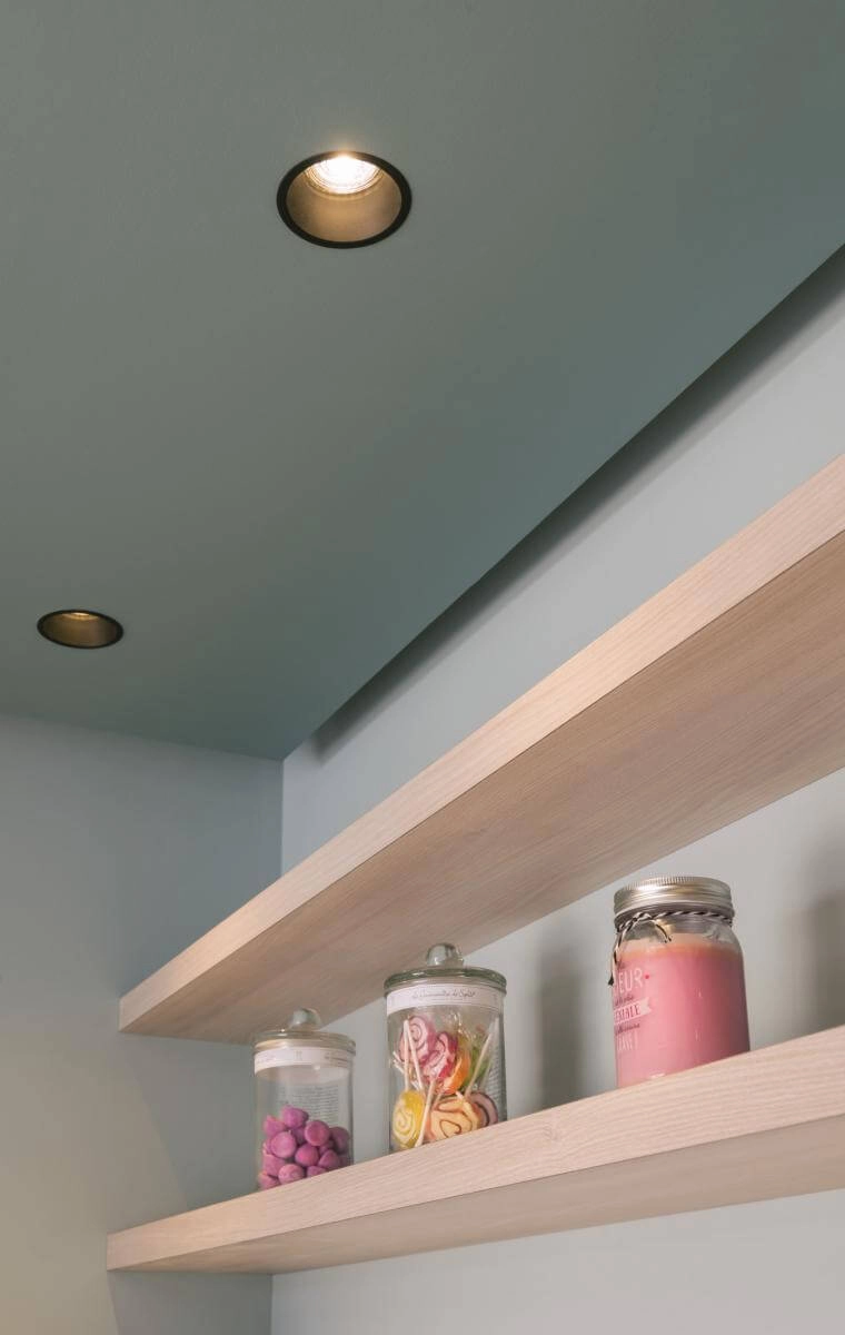 Spot encastré Horn noir 10.5cm SLV 4024163150101