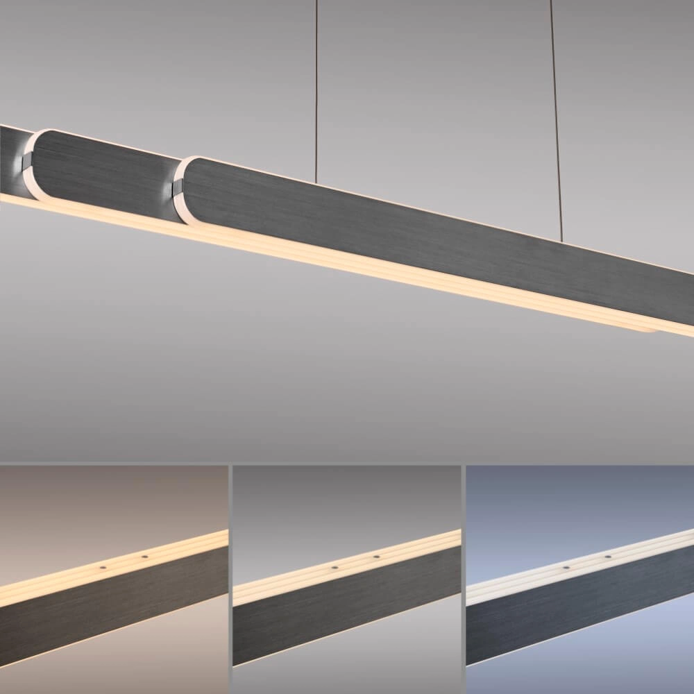Lampe suspendue design Adriana Round noir Paul Neuhaus 4012248384282