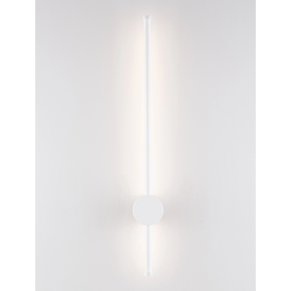 Applique murale design Ridge blanc 65cm