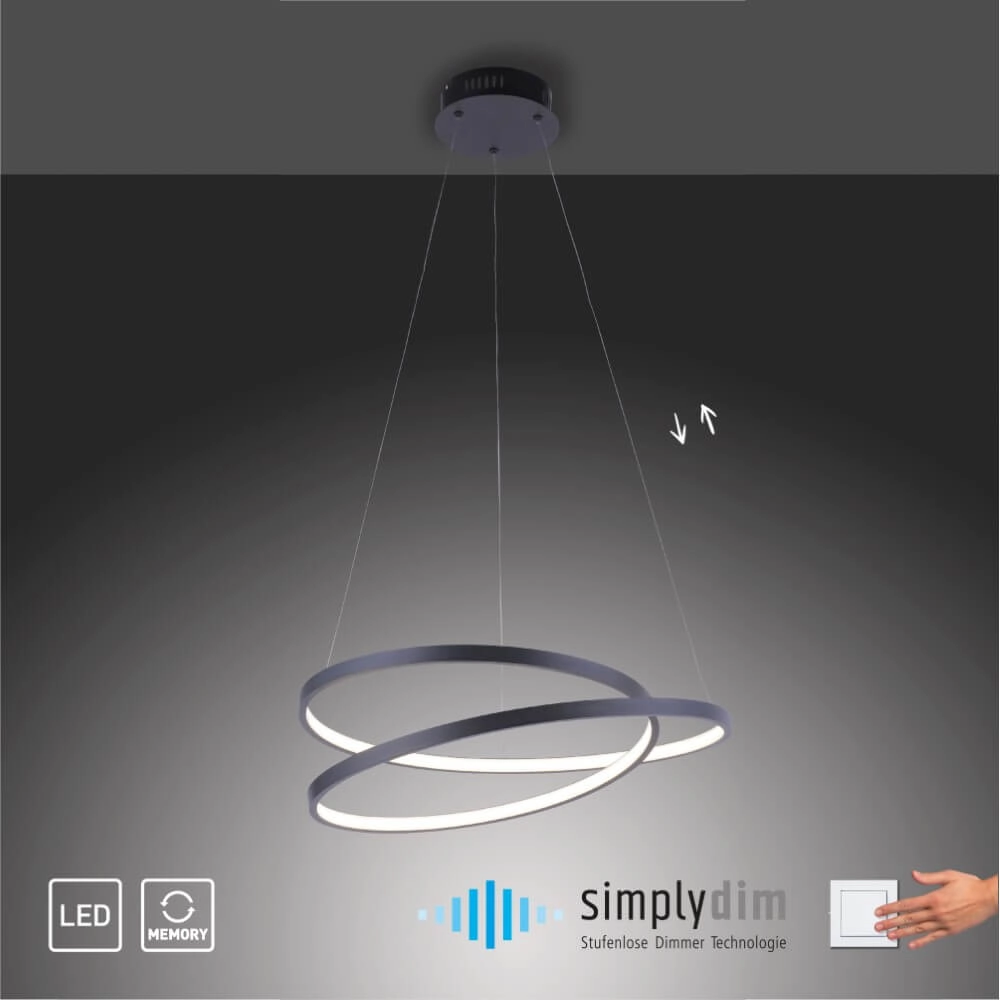 Lampe suspendue Roman conception Paul Neuhaus 4012248324028