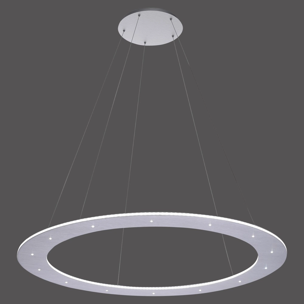 Suspension LED Pure Cosmo Métal brossé - Ø 75cm