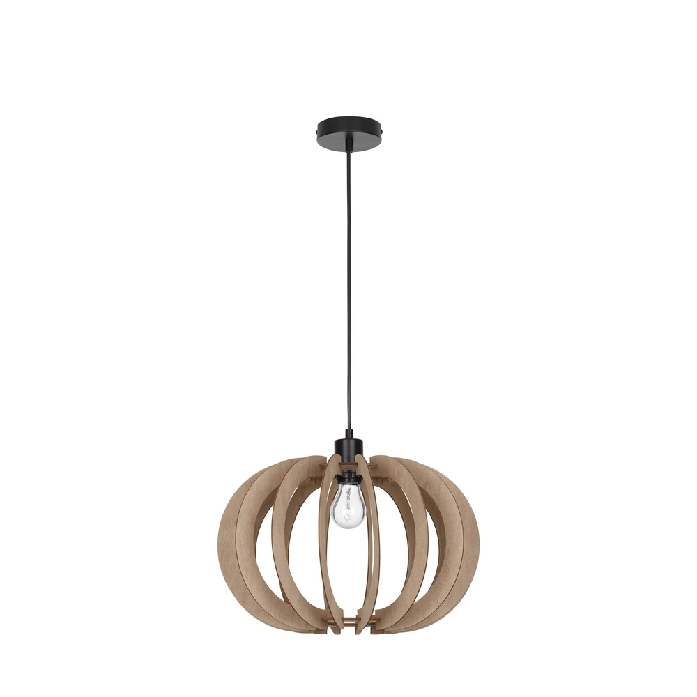 Suspension en bois Ottoline foncé Ø 40cm Lyora 5212017436207