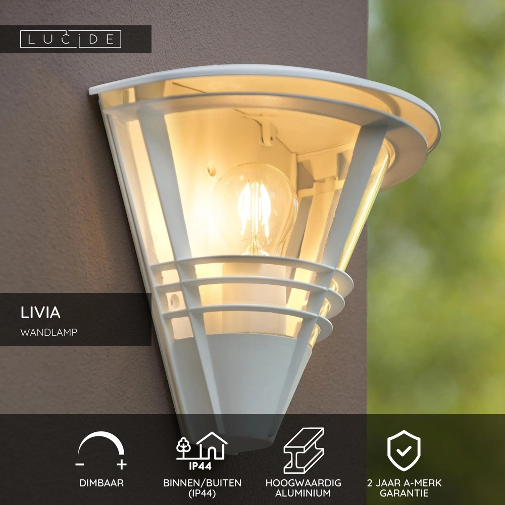 Lampe murale de conception Livia Blanc Lucide 5411212114419