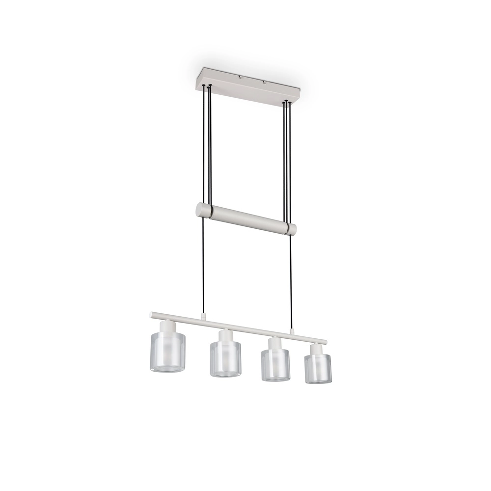 Lampe suspendue Neralo 4-gris clair Trio 4017807702910