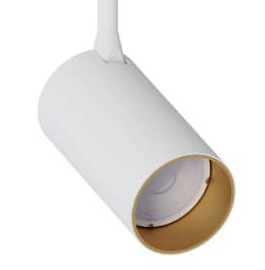 Spot orientable en saillie Mono Long blanc avec de l'or Lyora 5903139767194