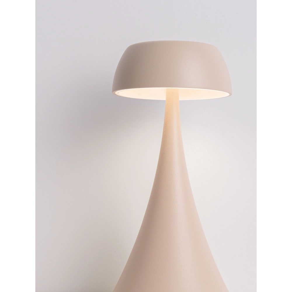 Lampe de table Ycro brun sable rechargeable par USB Lyora 5212017477019