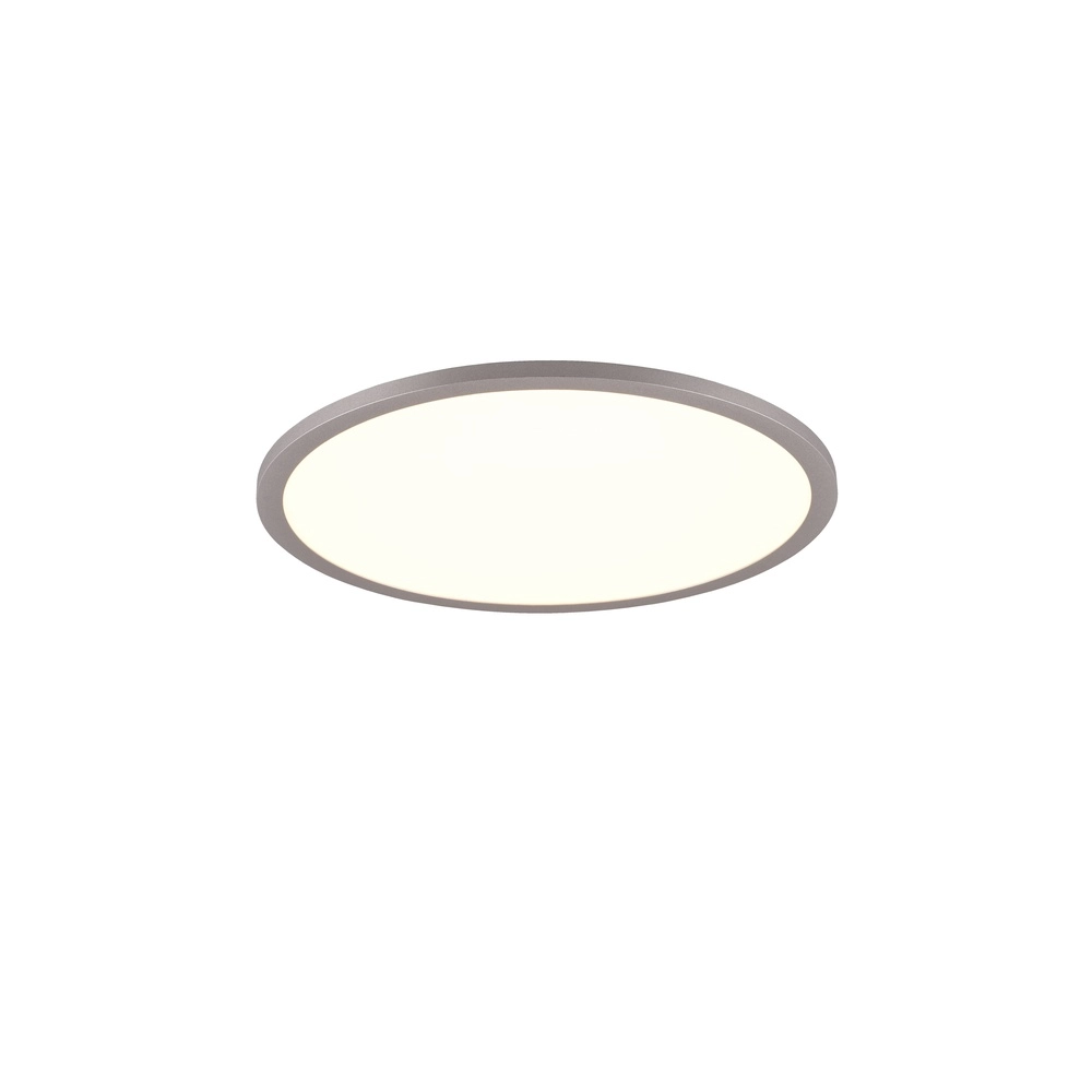 Plafonnier Yuma chrome Ø 40cm Trio 4017807581195