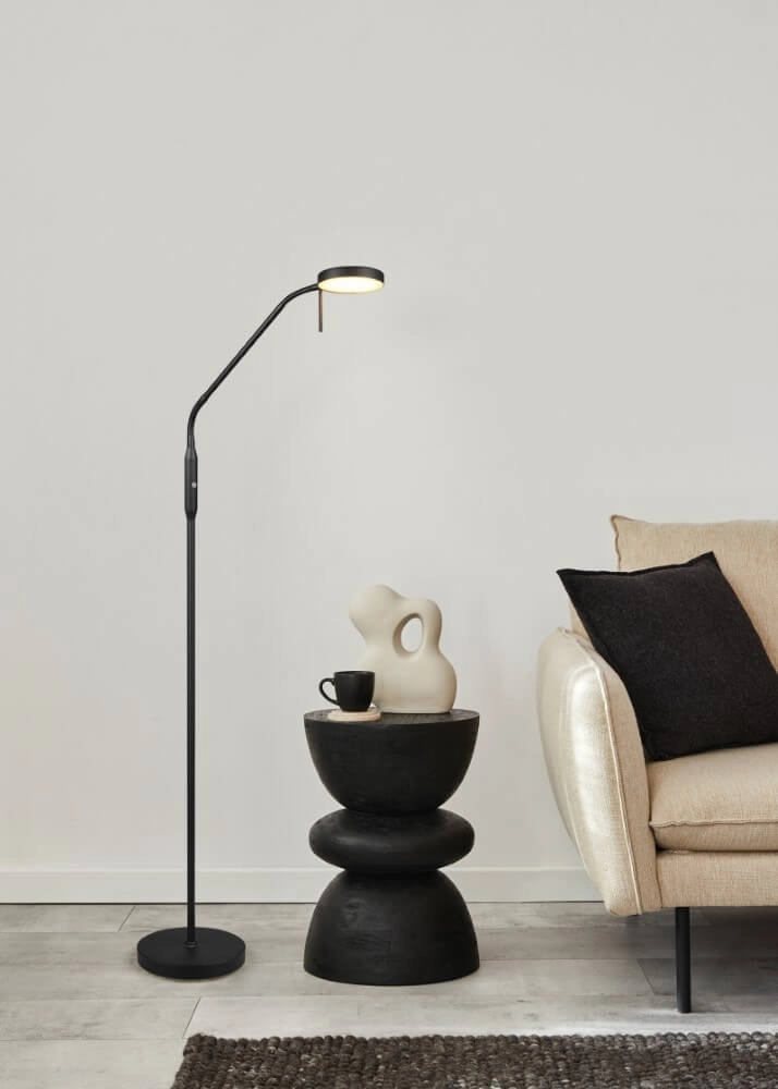 Lampe de lecture noire Moreno rechargeable Trio 4017807618013