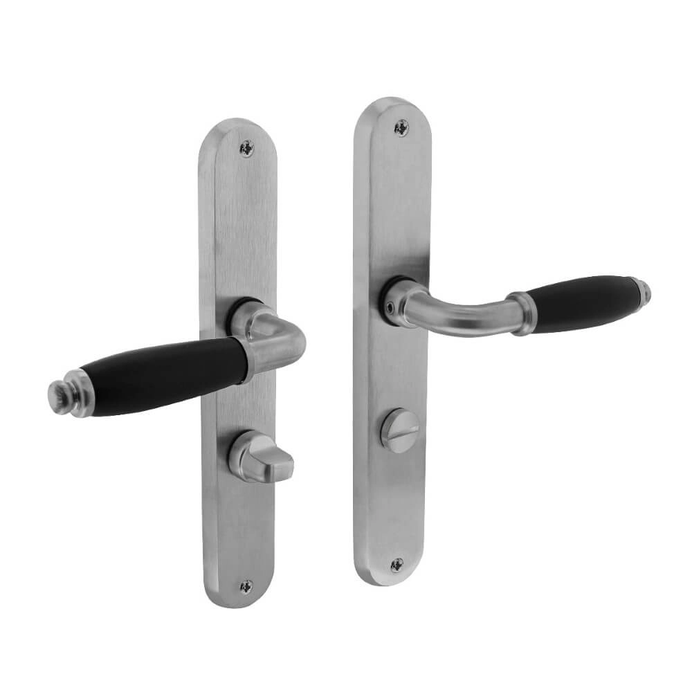Poignée Courgette Fermeture ovale du WC 63/8 chrome mat