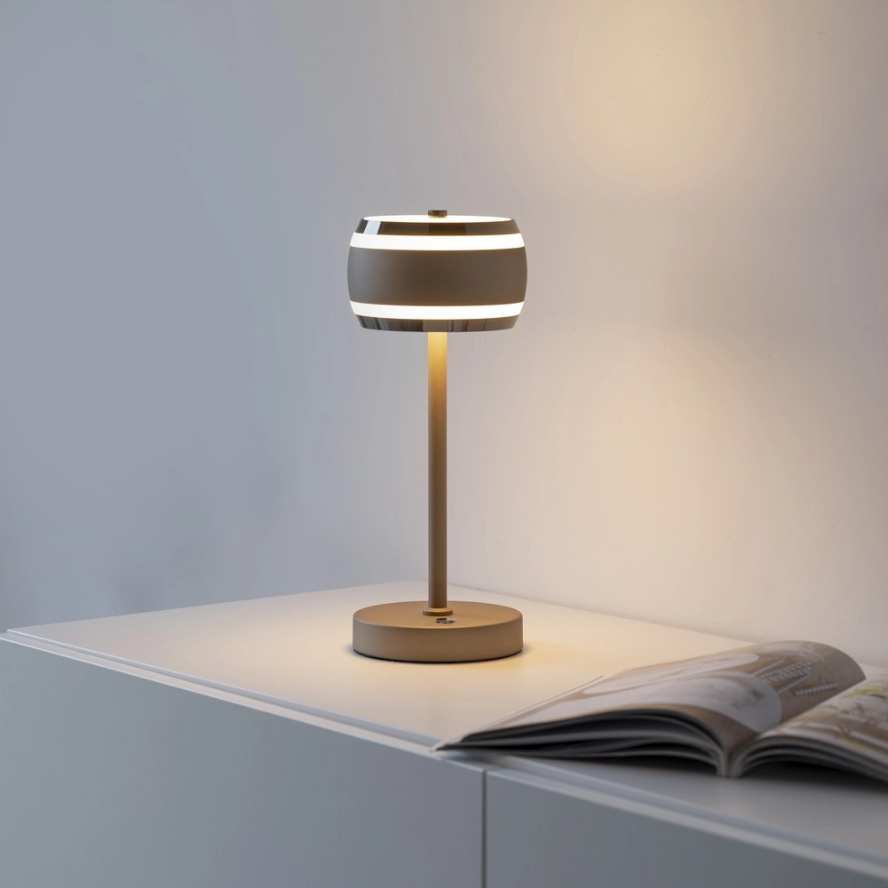 Lampe de table LED Pure Falling Rings Bronce Paul Neuhaus 4012248396629