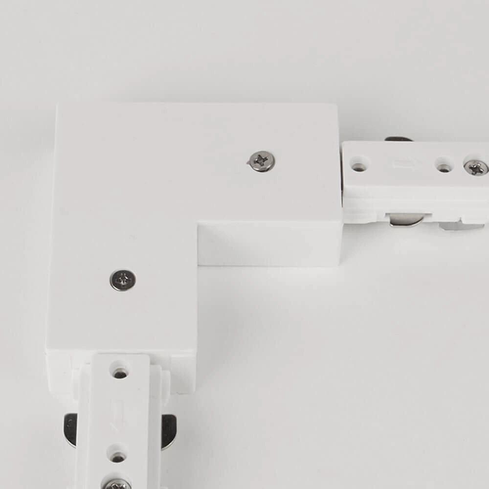 Connecteur en L TraQ blanc Lyora