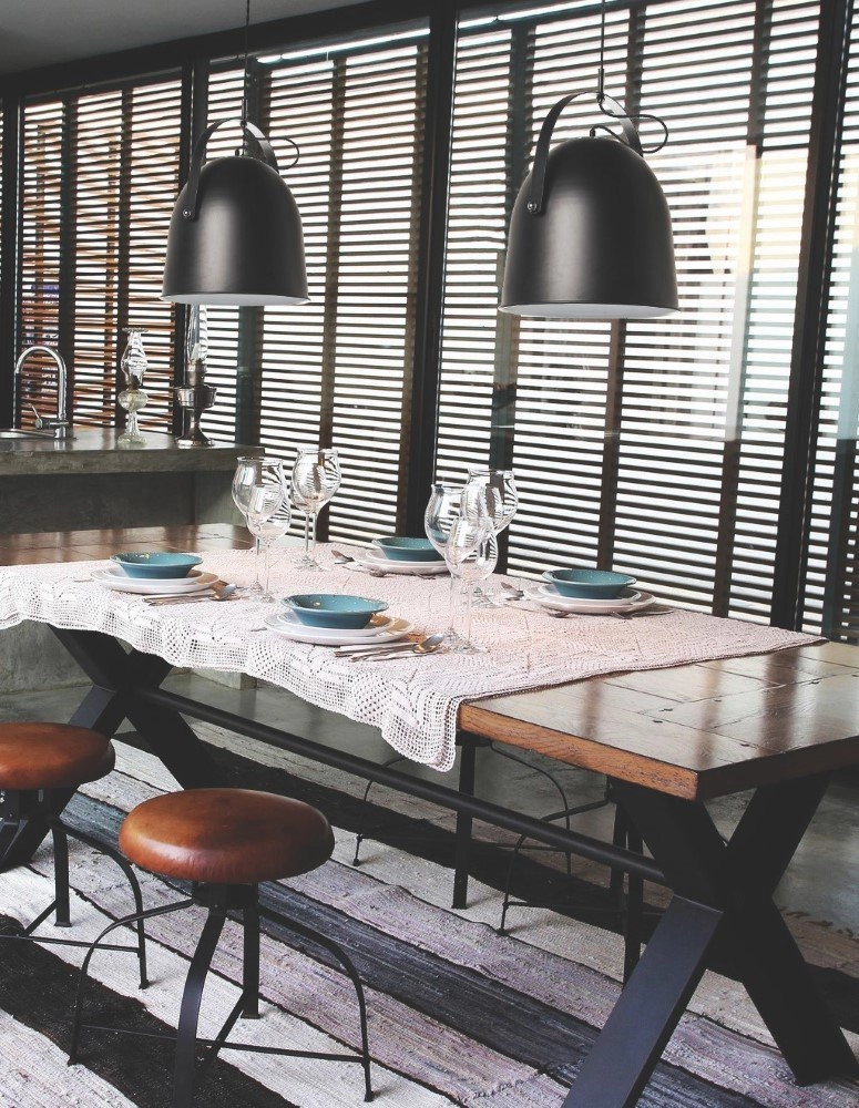 Lampe suspendue noire Cooper Ø 35 cm Artdelight 8719831731046